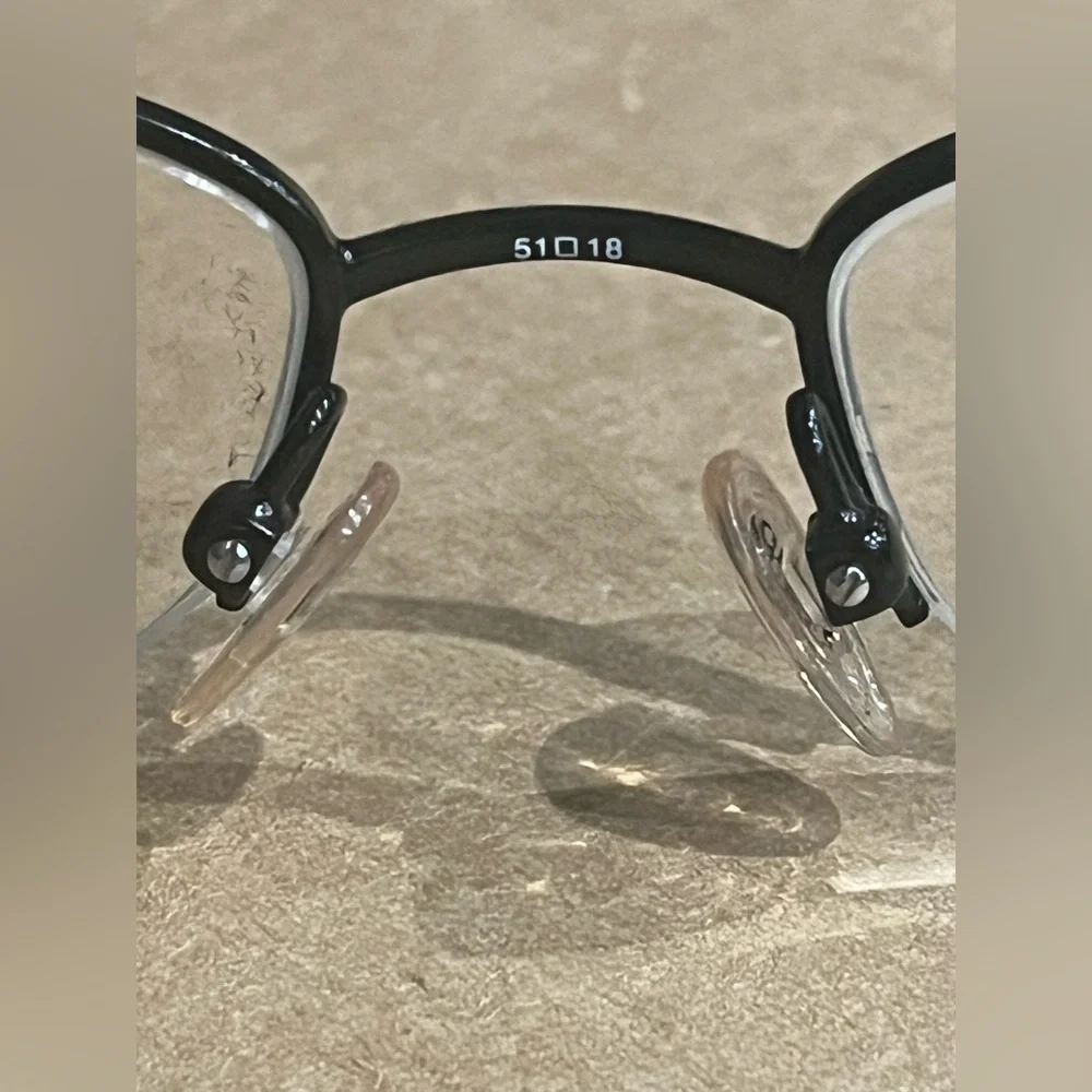 GUESS Leopard Eyeglasses GU1651 GRN Frames Half‎ Rimless 51 18 135 Flex Hinge.